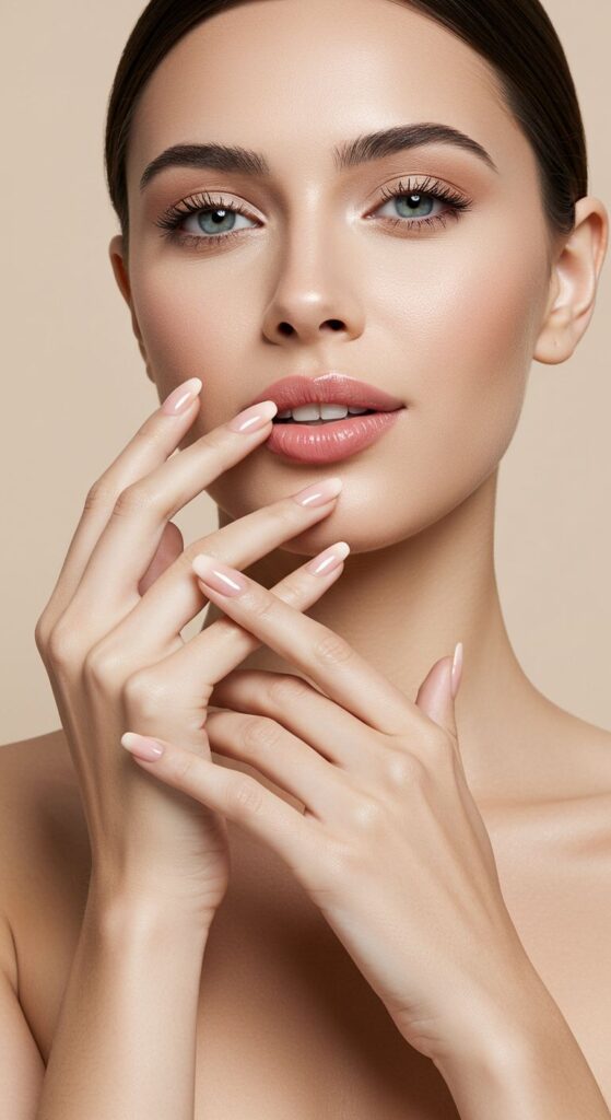 Peach Fuzz Ombre Soft Peach Creamy Nude