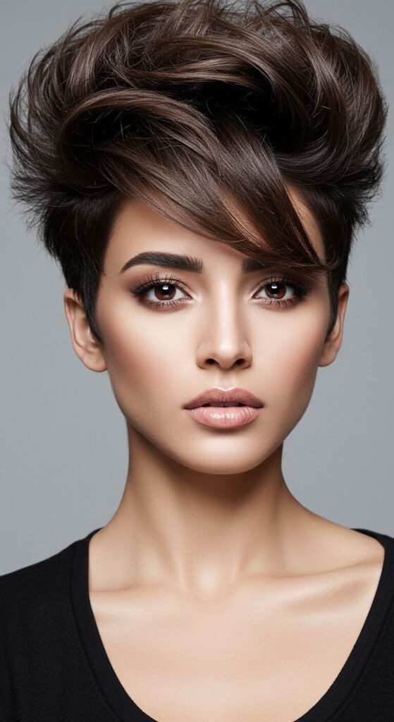 Pixie Cut with Volume on Top: Bold and Beautiful