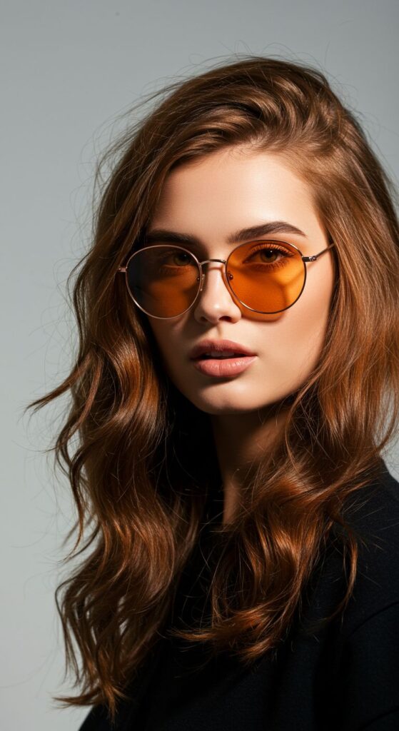 Rich Chestnut with Copper Lenses