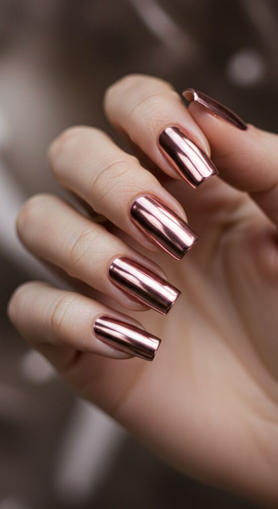 Rose-Gold Blush Chrome