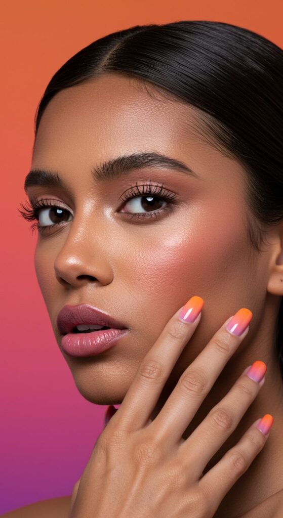 Sunset Gradient Nails