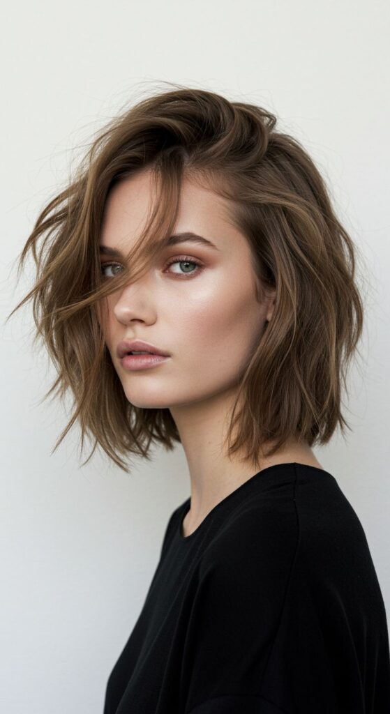 Textured Lob: Modern and Effortless