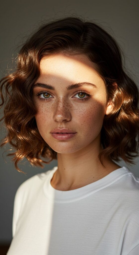 Walnut Brown with Sunlit Caramel Halo