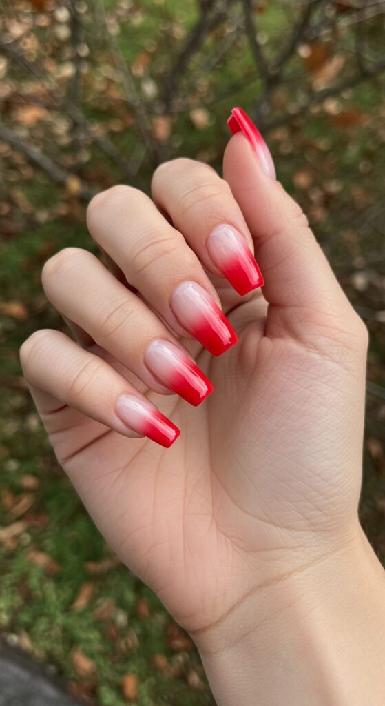 Go Classic with Red-to-Clear Ombre