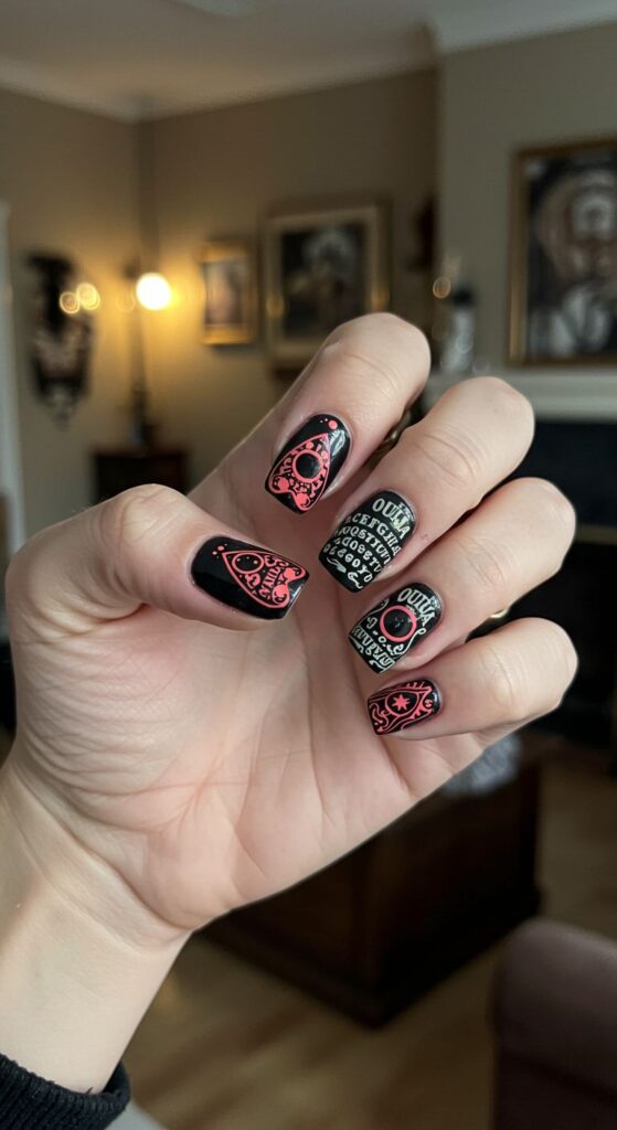 Ouija Board Nails